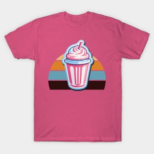 Milkshake Cartoon Pastel Retro T-Shirt